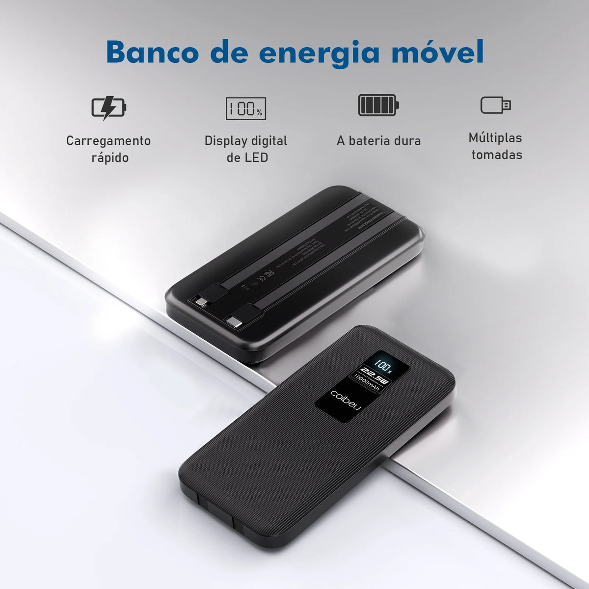 Power Bank, Power Bank 10000Mah, Power Bank, Portable Power Bank, Portable Battery, Rechargeable Batteries, Coibeu, 23W